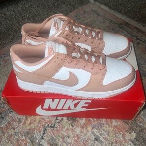 Nike Dunk Lows in Rose Whisper